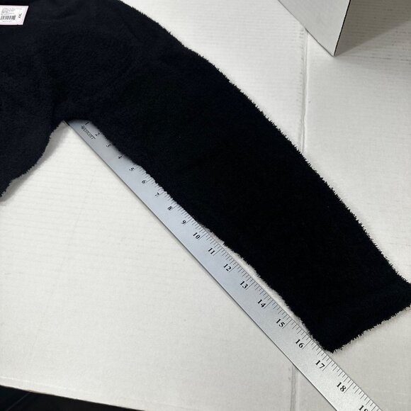 2 Piece Wild Fable Women's XXL Black Crop Sweater And Light Blue Ribbed T-Shirt - Picture 11 of 16